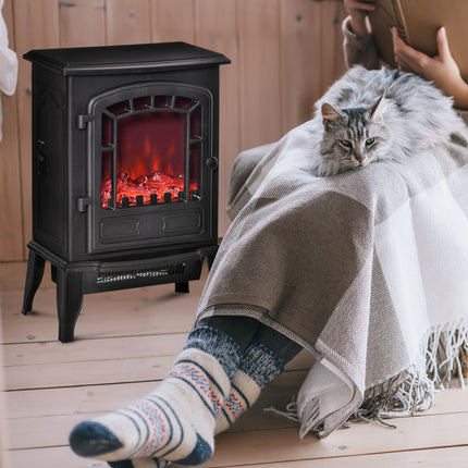Electric Fireplace Heater, 2 Heat Settings, 20-25m² Coverage