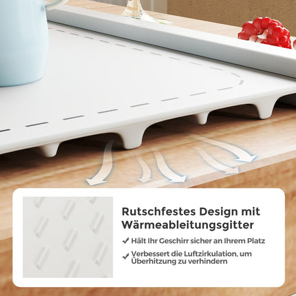 Electric Food Warming Mat, Silicone, 10s Fast Heat