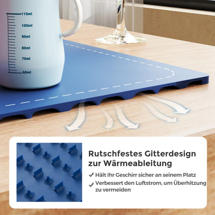 Electric Food Warming Mat, Silicone, 6 Temp Settings