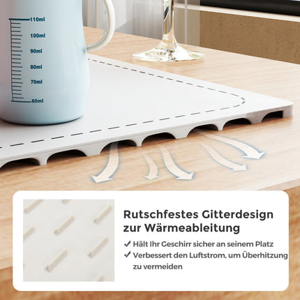Electric Food Warming Mat, Silicone, 6 Temp Settings