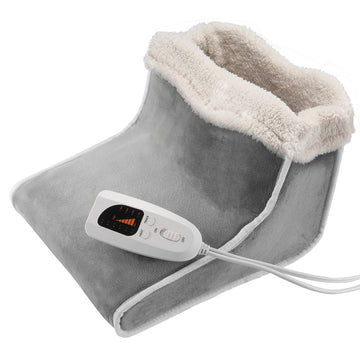 Electric Foot Warmer Slippers, Double-Sided, 6 Heat, Timer