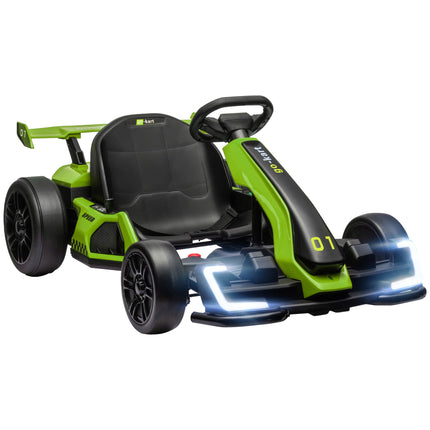 Electric Go-Kart for Kids, 24V, Drift Mode, Adjustable Seat
