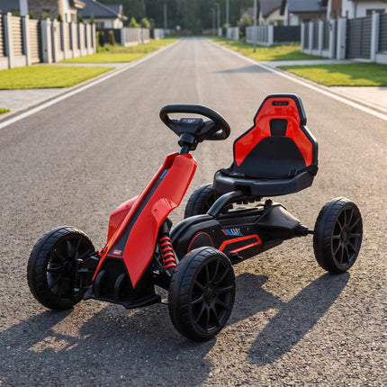 Electric Go-Kart for Kids, Adjustable Speed, EVA Wheels