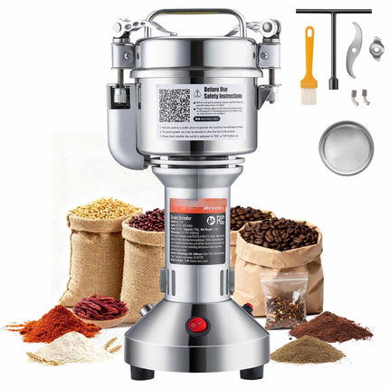 Electric Grain Mill Grinder, 150g 850W Stainless Steel