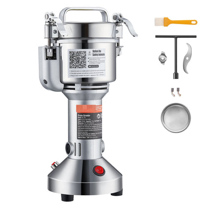 Electric Grain Mill Grinder, 150g 850W Stainless Steel