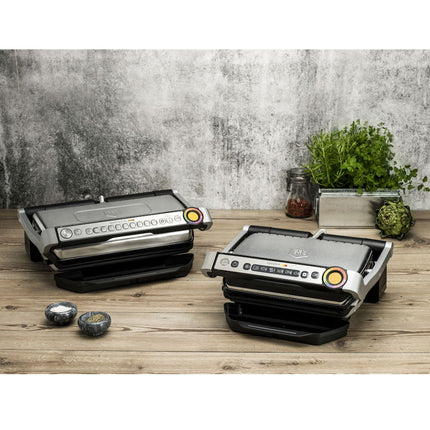 Electric Grill with Sensor, 9 Programs, Non-Stick Plates