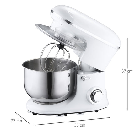 Electric hand mixer with stand, 5.5L bowl, 1200W, 6 speeds