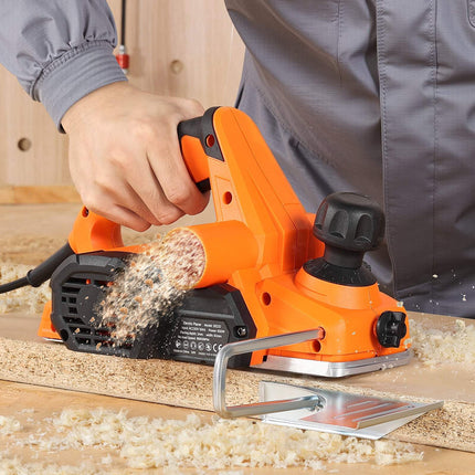 Electric Hand Planer, 82mm, 650W, Adjustable Depth