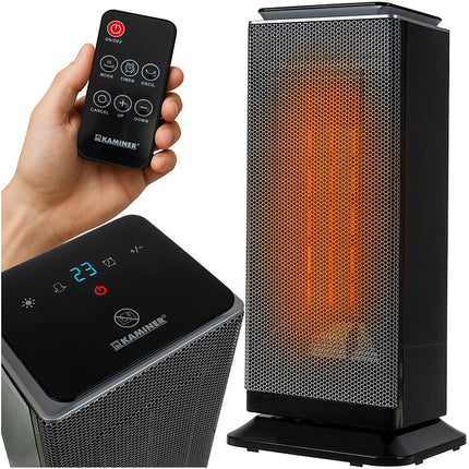 Electric Heater, 2000W PTC Ceramic, Remote Control
