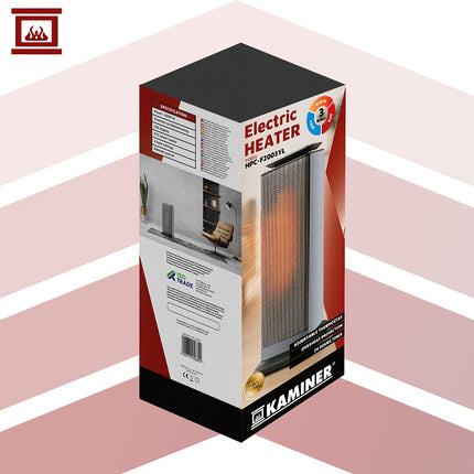 Electric Heater, 2000W PTC Ceramic, Remote Control