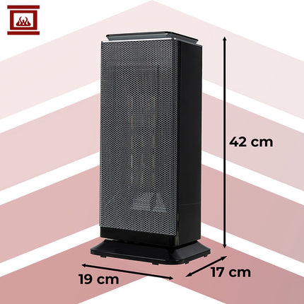 Electric Heater, 2000W PTC Ceramic, Remote Control
