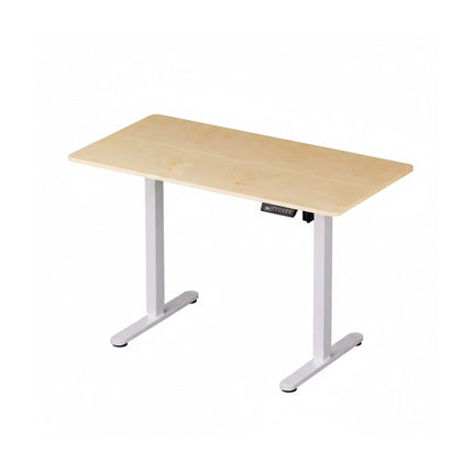 Electric Height-Adjustable Desk, Wood Look, 120x60 cm