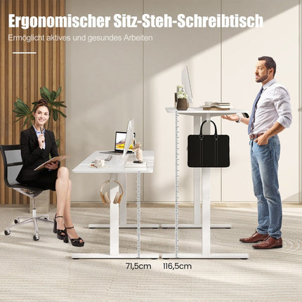 Electric Height Adjustable Desk with Memory Settings