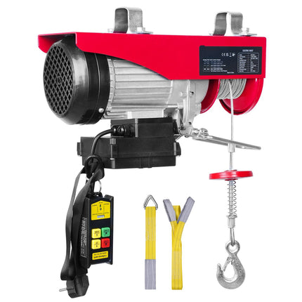 Electric Hoist 2200 lb, 220V, Wireless Remote, 12m Cable