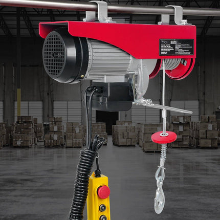 Electric Hoist Winch 2640 lb, 230V, Wired Remote