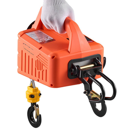 Electric Hoist Winch, 500 kg 1500W, 7.6 m, Wireless Remote