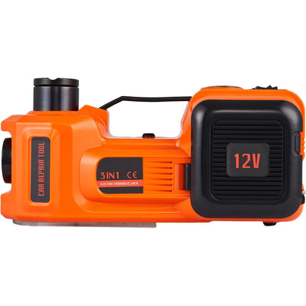 Electric Hydraulic Car Jack 5 Ton 12V with Wrench, Inflator