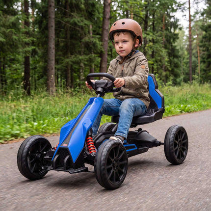 Electric Kids Go-Kart, Adjustable Speed 3-5 km/h, EVA Wheels
