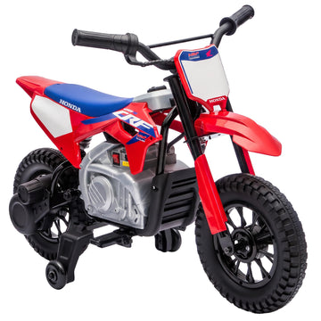 Electric Kids Motorcycle with 12V Motor, Red & Blue