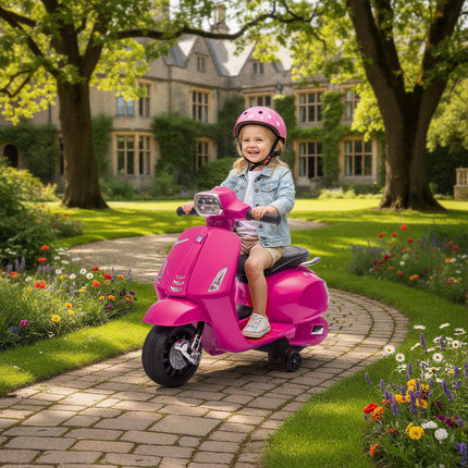 Electric Kids Motorcycle with Training Wheels, 2.5 km/h Speed