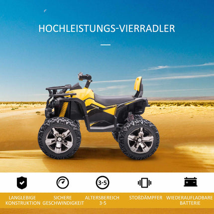 Electric Kids Quad, 3-8 km/h, LED Lights, Music Player
