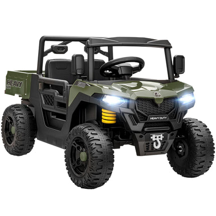 Electric Kids UTV, 2 Motors, Music Function, Green