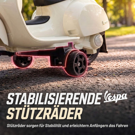 Electric Kids Vespa GTS 6V Ride-On with Lithium Battery