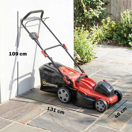 Electric Lawn Mower, 40cm Blade, 36V Brushless Motor