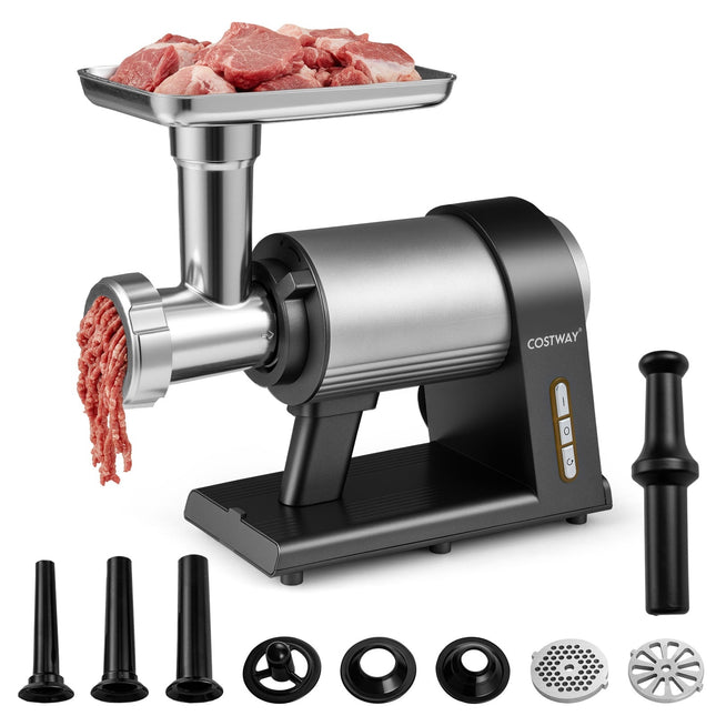 Electric Meat Grinder 2000W, 3 Sausage Tubes, Kebbe Set