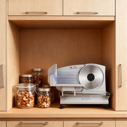 Electric Meat Slicer, 150W, 170mm Blade, 0-15mm