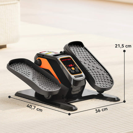 Electric Mini Elliptical Trainer, 12 Speeds, Remote, LED Display