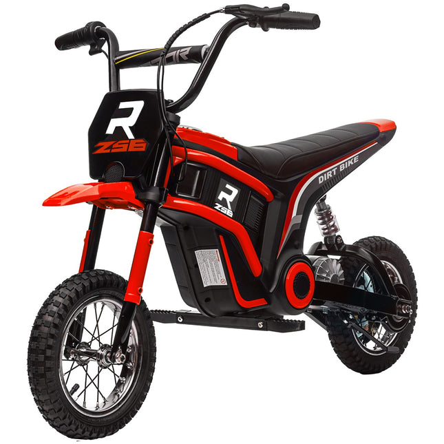 Electric motorcycle for children, 24V 350W, 8-16 KMH, 12"" tires