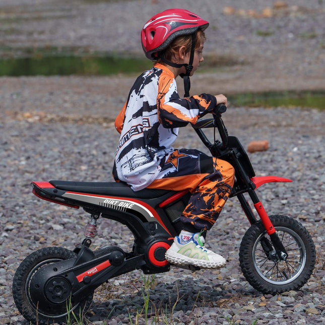 Electric motorcycle for children, 24V 350W, 8-16 KMH, 12"" tires