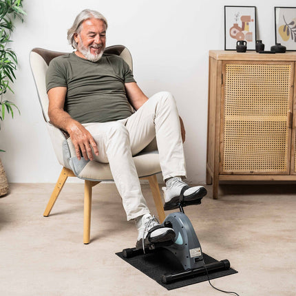 Electric Pedal Exerciser with Mat and Remote Control