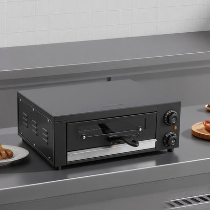Electric Pizza Oven, 12-Inch Countertop, 1450W, Timer