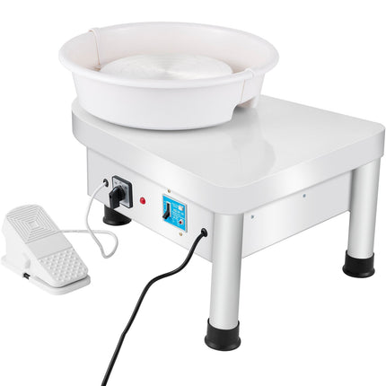 Electric Pottery Wheel 25 cm, 280W, Foot Pedal