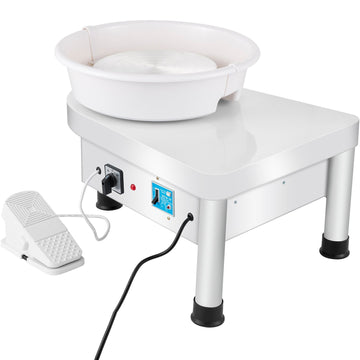 Electric Pottery Wheel 25 cm, 280W, Foot Pedal