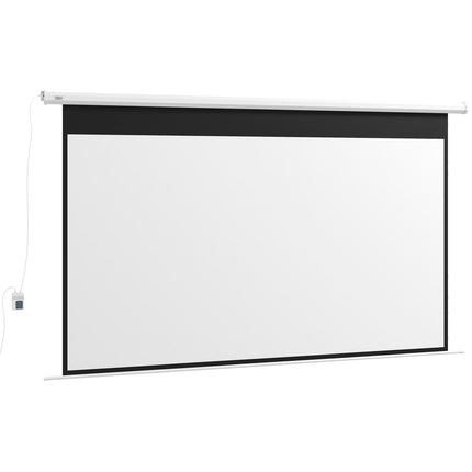 Electric projector screen 266x149 cm, 16:9 with remote control