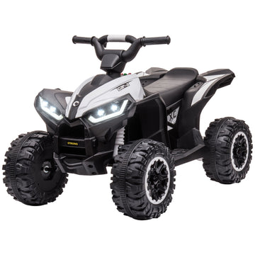 Electric Quad Bike for Kids, 12V, USB & MP3, Ages 3-5, 1.5-3 km/h