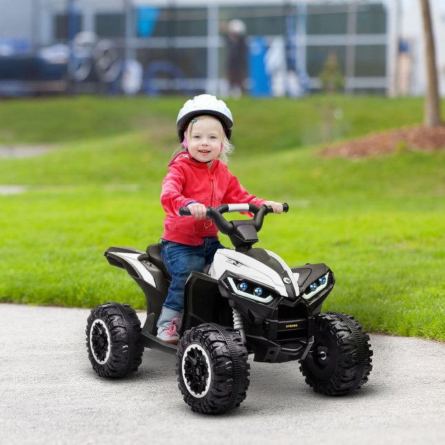 Electric Quad Bike for Kids, 12V, USB & MP3, Ages 3-5, 1.5-3 km/h