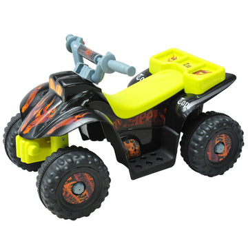 Electric mini quad bike for children, 18-36 months, yellow