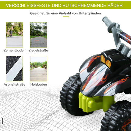 Electric mini quad bike for children, 18-36 months, yellow