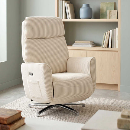 Electric Recliner Chair with Dual Motors and USB Port
