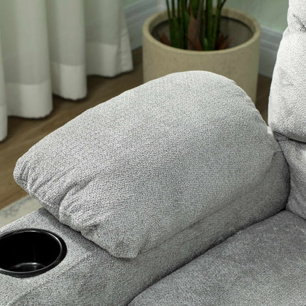 Electric Recliner Chair with USB, Memory Positions, Grey