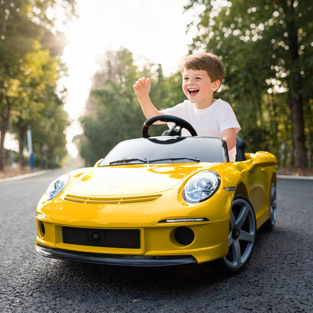 Electric Ride-On Car for Kids, Remote, Music, USB, 3-5 Years