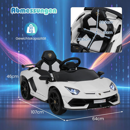 Electric Ride-On Car for Kids with Remote & LED Lights