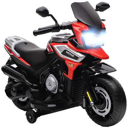 Electric Ride-On Motorcycle for Toddlers 18-36 Months, Red