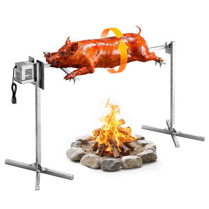 Electric Rotisserie Grill Kit, 52-Inch, 88 lb, 220-240V