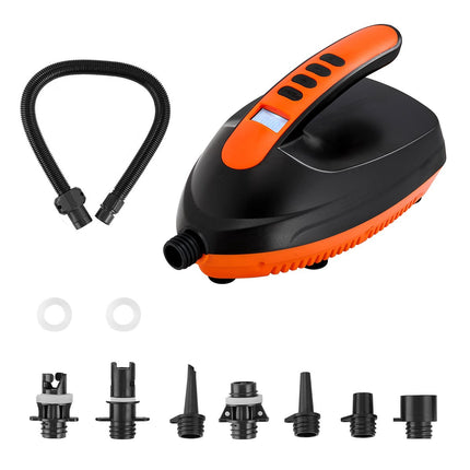 Electric SUP Pump 20 PSI, 12V Auto Shut-Off, 7 Nozzles