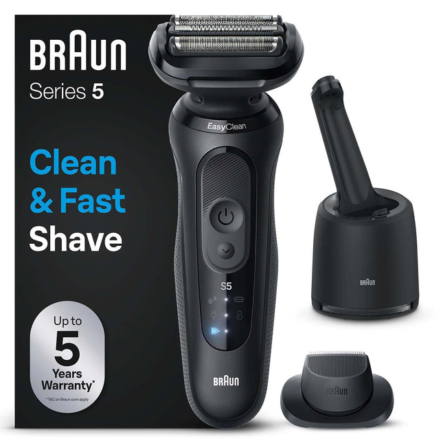 Electric Shaver, Series 5, Black, Wet & Dry Use